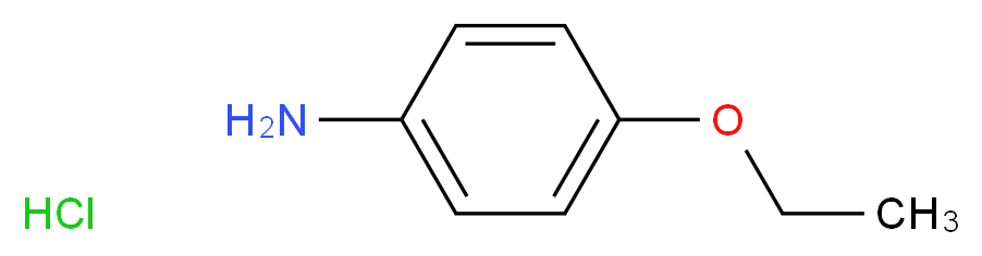 m-PHENETIDINE HYDROCHLORIDE_分子结构_CAS_637-56-9)