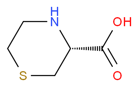 (R)-Thiomorpholine-3-carboxylic acid_分子结构_CAS_65527-54-0)