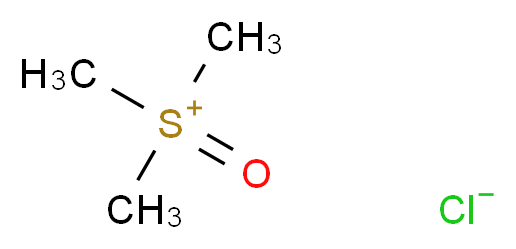 trimethyl(oxo)-λ<sup>6</sup>-sulfanylium chloride_分子结构_CAS_5034-06-0