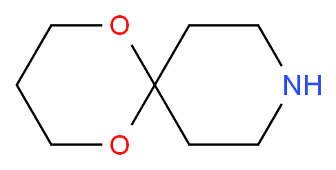 1,5-Dioxa-9-azaspiro[5.5]undecane 98%_分子结构_CAS_180-94-9)
