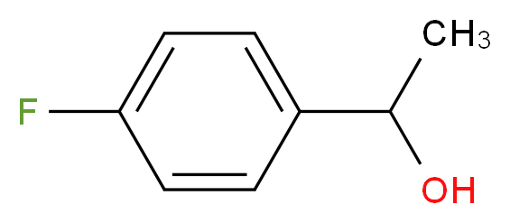 4-Fluoro-alpha-methylbenzyl alcohol 97%_分子结构_CAS_403-41-8)