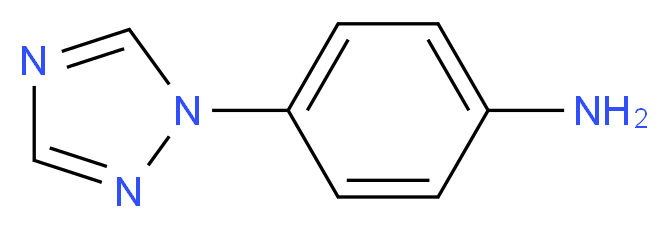 1-(4-Aminophenyl)-1,2,4-triazole 95%_分子结构_CAS_6523-49-5)