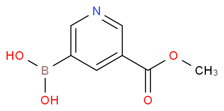 5-(Methoxycarbonyl)pyridine-3-boronic acid 95%_分子结构_CAS_871329-53-2)