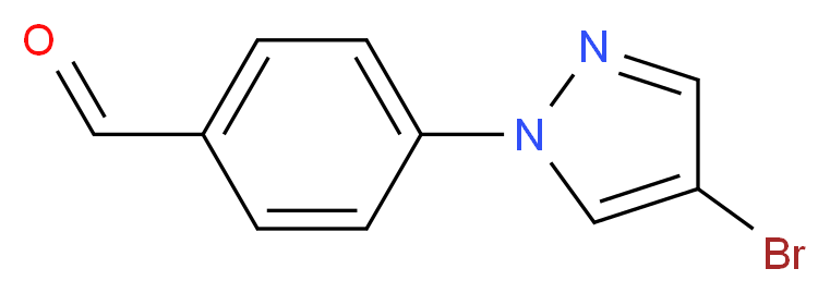 4-(4-bromo-1H-pyrazol-1-yl)benzaldehyde_分子结构_CAS_1174064-63-1)