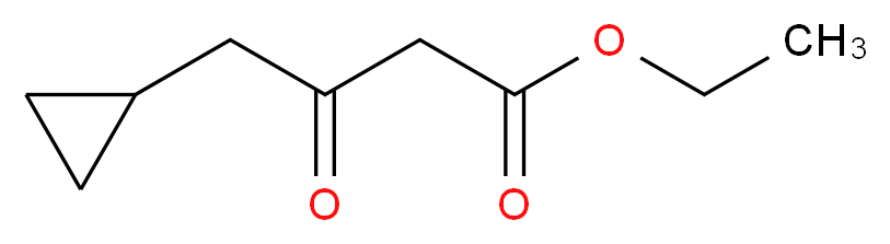 4-Cyclopropyl-3-oxo-butyric acid ethyl ester_分子结构_CAS_630399-84-7)