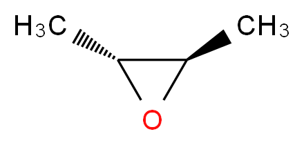 (2R,3R)-2,3-dimethyloxirane_分子结构_CAS_21490-63-1