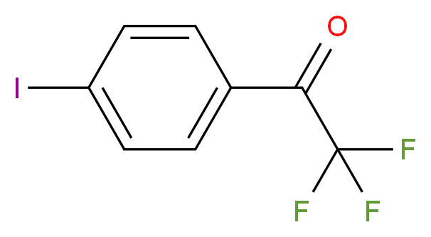 2,2,2-TRIFLUORO-1-(4-IODO-PHENYL)-ETHANONE_分子结构_CAS_23516-84-9)