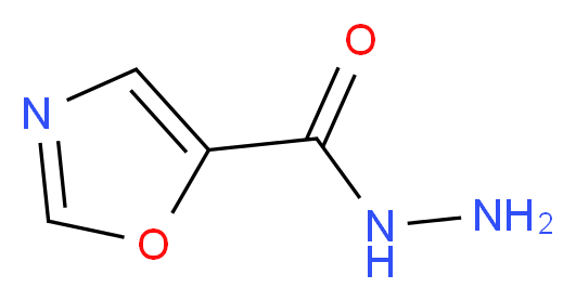 1,3-oxazole-5-carbohydrazide_分子结构_CAS_885274-30-6)