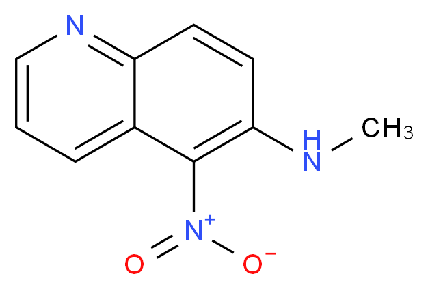 5-Nitro-6-methylaminoquinoline_分子结构_CAS_14204-97-8)