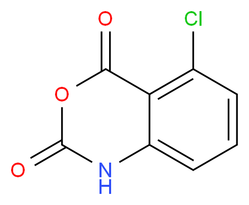 5-chloro-2,4-dihydro-1H-3,1-benzoxazine-2,4-dione_分子结构_CAS_20829-96-3