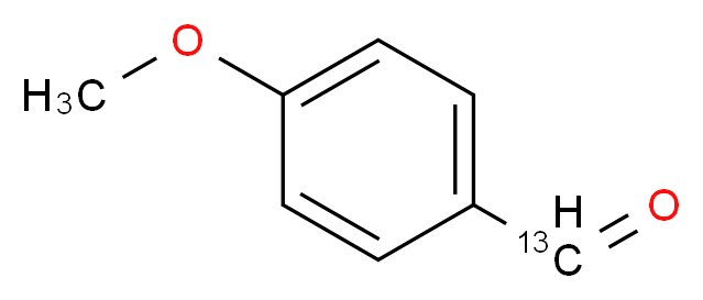 Anisaldehyde-13C_分子结构_CAS_95537-93-2)