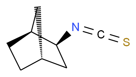 (1S,2S,4R)-2-isothiocyanatobicyclo[2.2.1]heptane_分子结构_CAS_14370-23-1