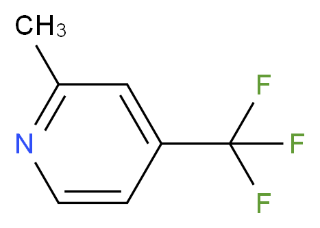 2-methyl-4-(trifluoromethyl)pyridine_分子结构_CAS_106877-17-2