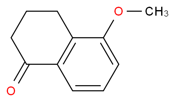 5-methoxy-1,2,3,4-tetrahydronaphthalen-1-one_分子结构_CAS_33892-75-0