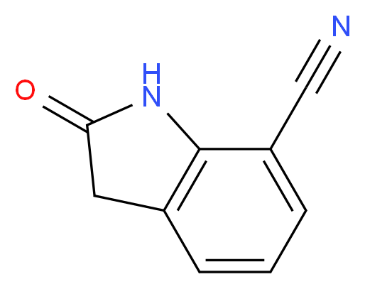 7-Cyanooxindole_分子结构_CAS_380427-40-7)