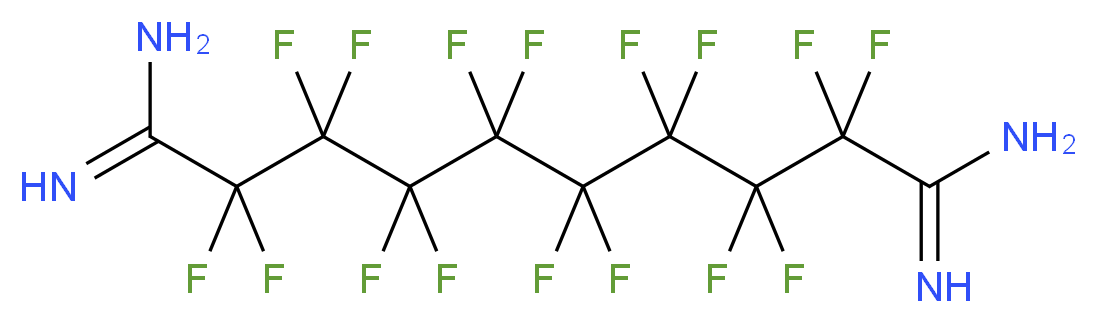 hexadecafluorodecanebis(imidamide)_分子结构_CAS_865-94-1