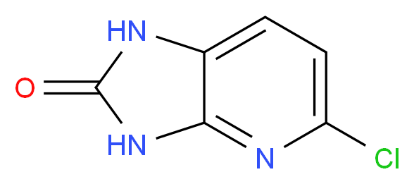 5-chloro-1H,2H,3H-imidazo[4,5-b]pyridin-2-one_分子结构_CAS_40851-98-7