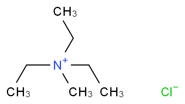 N,N-Diethyl-N-methylethanaminium chloride_分子结构_CAS_10052-47-8)