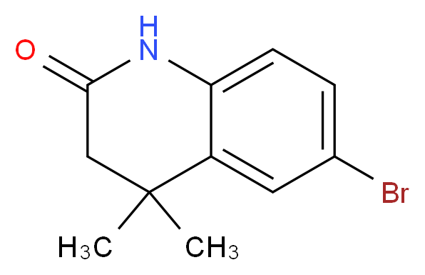 6-Bromo-4,4-dimethyl-3,4-dihydro-1H-quinolin-2-one_分子结构_CAS_135631-90-2)