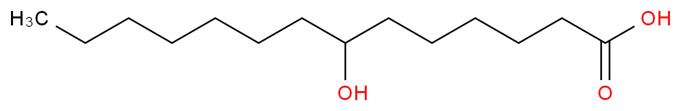 7-hydroxytetradecanoic acid_分子结构_CAS_70393-63-4