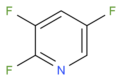 2,3,5-Trifluoropyridine 98%_分子结构_CAS_76469-41-5)