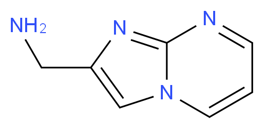 imidazo[1,2-a]pyrimidin-2-ylmethanamine_分子结构_CAS_843609-02-9