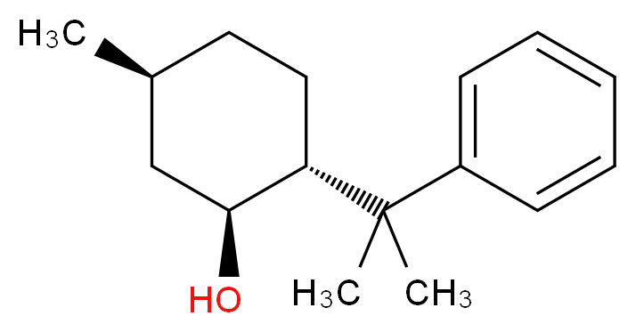 (+)-8-苯基薄荷醇_分子结构_CAS_57707-91-2)