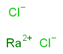radium(2+) ion dichloride_分子结构_CAS_10025-66-8