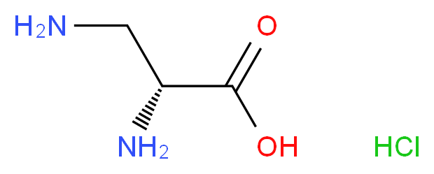 D-(-)-2,3-Diaminopropionic acid hydrochloride_分子结构_CAS_6018-56-0)