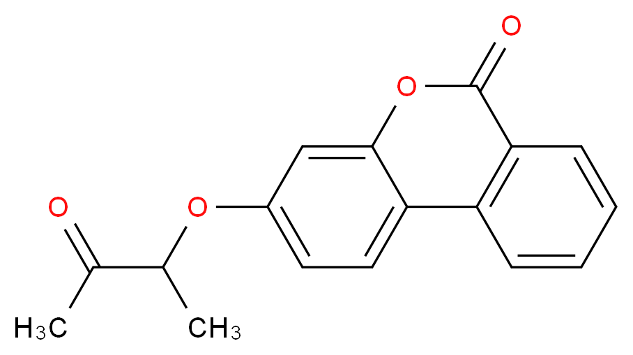 3-(1-methyl-2-oxopropoxy)-6H-benzo[c]chromen-6-one_分子结构_CAS_314744-71-3)