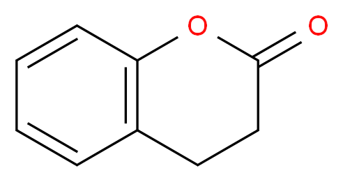 3,4-dihydro-2H-1-benzopyran-2-one_分子结构_CAS_119-84-6