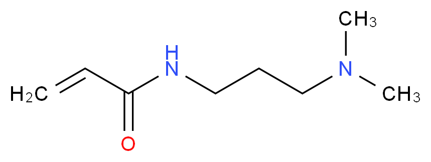 N-[3-(dimethylamino)propyl]prop-2-enamide_分子结构_CAS_3845-76-9