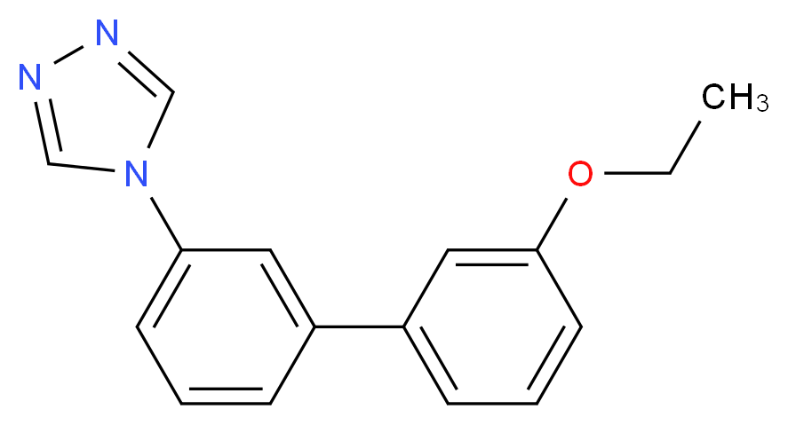 4-(3'-ethoxybiphenyl-3-yl)-4H-1,2,4-triazole_分子结构_CAS_)