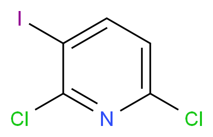 2,6-Dichloro-3-iodopyridine_分子结构_CAS_148493-37-2)