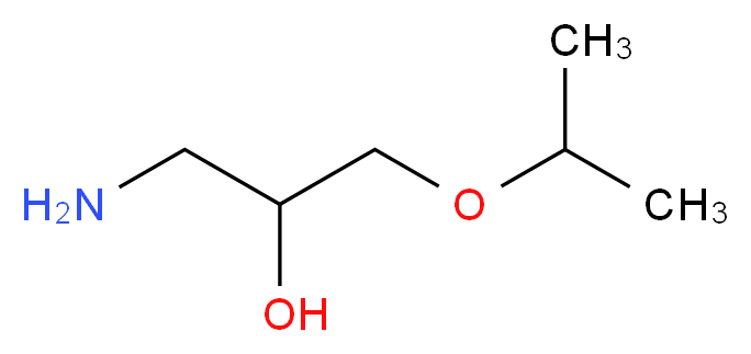 1-Amino-3-isopropoxy-propan-2-ol_分子结构_CAS_3141-83-1)