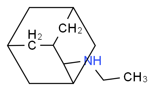 N-ethyladamantan-2-amine_分子结构_CAS_46176-57-2