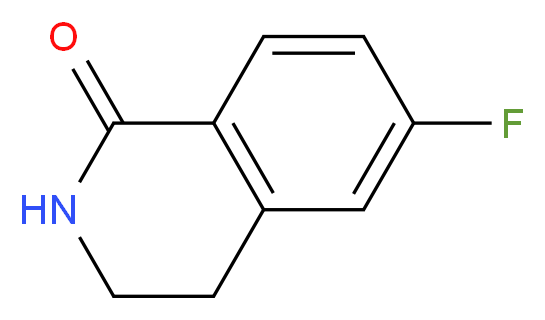 6-FLUORO-3,4-DIHYDRO-2H-ISOQUINOLIN-1-ONE_分子结构_CAS_214045-84-8)