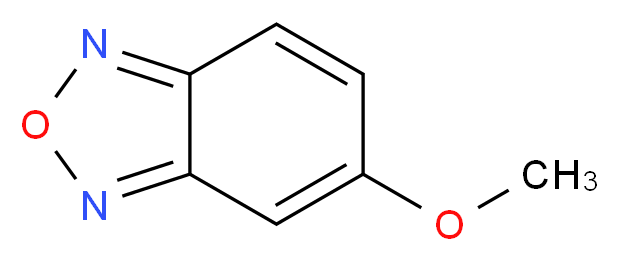 5-methoxy-2,1,3-benzoxadiazole_分子结构_CAS_4413-48-3