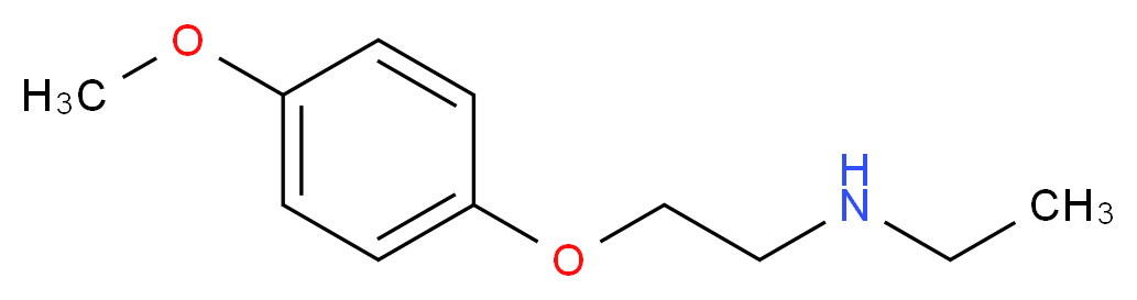 ethyl[2-(4-methoxyphenoxy)ethyl]amine_分子结构_CAS_915921-32-3