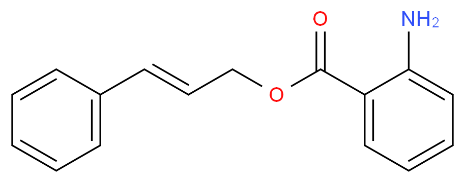 邻氨基苯甲酸肉桂酯_分子结构_CAS_87-29-6)