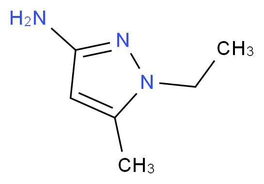 1-ethyl-5-methyl-1H-pyrazol-3-amine_分子结构_CAS_956364-46-8