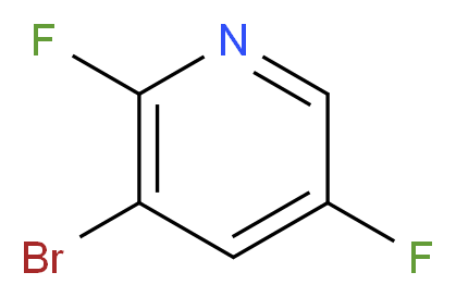 3-Bromo-2,5-difluoropyridine_分子结构_CAS_)