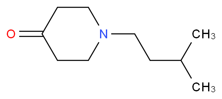 1-Isopentyltetrahydro-4(1H)-pyridinone_分子结构_CAS_90890-88-3)