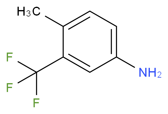 5-氨基-2-甲基三氟甲苯_分子结构_CAS_65934-74-9)