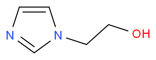 2-(1H-Imidazol-1-yl)ethanol_分子结构_CAS_1615-14-1)