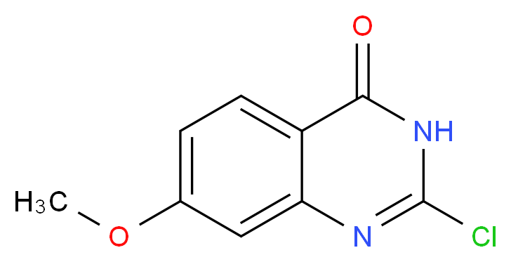 2-chloro-7-methoxy-3,4-dihydroquinazolin-4-one_分子结构_CAS_20197-98-2