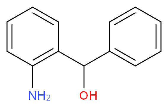 (2-aminophenyl)(phenyl)methanol_分子结构_CAS_13209-38-6