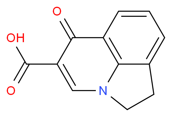 9-oxo-1-azatricyclo[6.3.1.0<sup>4</sup>,<sup>1</sup><sup>2</sup>]dodeca-4(12),5,7,10-tetraene-10-carboxylic acid_分子结构_CAS_40400-68-8