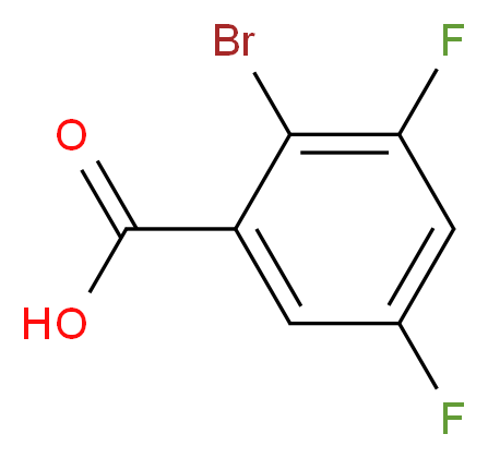 2-Bromo-3,5-difluorobenzoic acid_分子结构_CAS_651027-01-9)