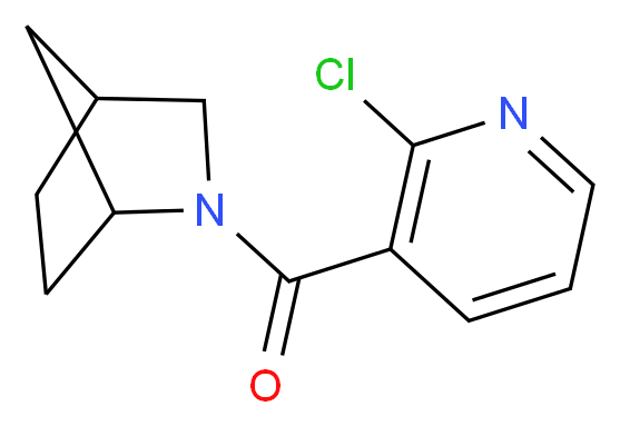 2-(2-chloropyridine-3-carbonyl)-2-azabicyclo[2.2.1]heptane_分子结构_CAS_1082766-10-6